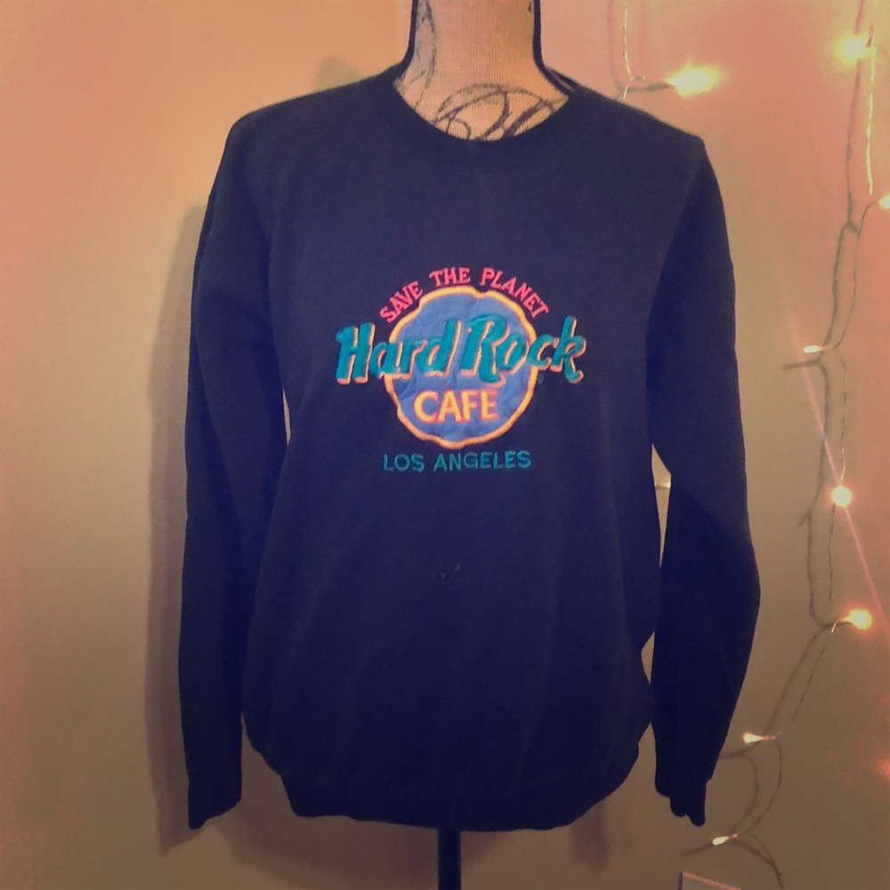 Hard Rock Cafe Los Angeles Crew neck Sweatshirt